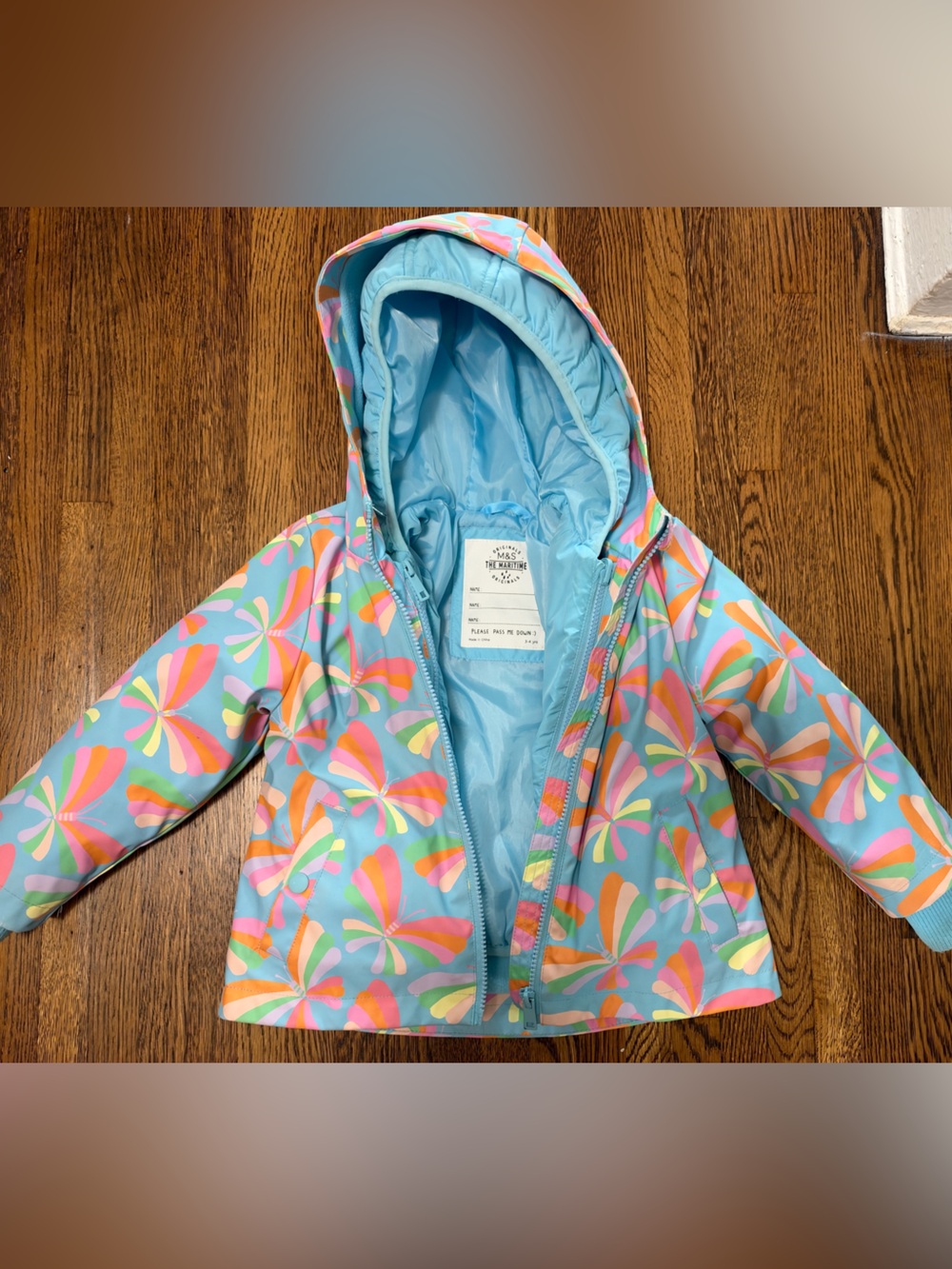 M&S Originals The Maritime 3-in-1 Hooded Jacket Size 3-4 Yrs